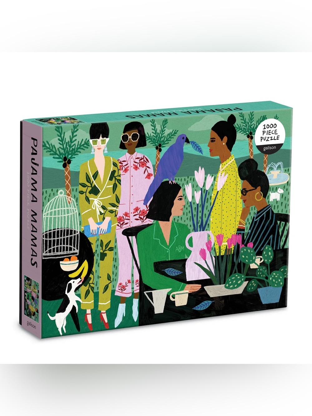 Galison Pajama Mamas 1000 Piece Jigsaw Puzzle